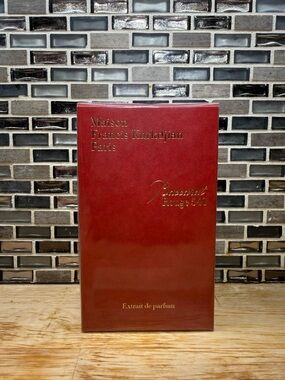 Maison Francis Kurkdjian Deep Red Box with Gold Lettering